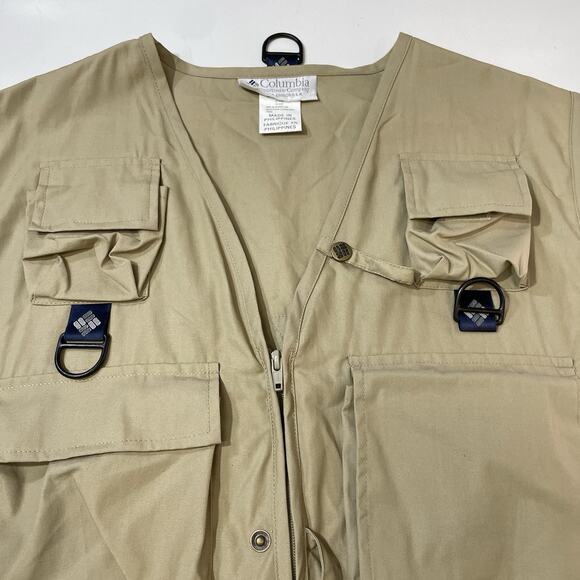 VTG Columbia Hot Creek Vest Mens L XL Sportwear Fishing Outdoor Utility Gear - Picture 4 of 8